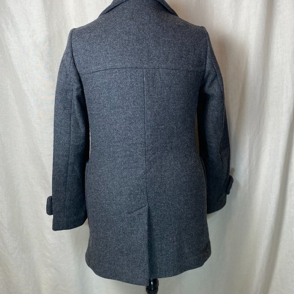 Banana Republic Wool Overcoat in Charcoal Gray - Perfect Condition - Size Small - Picture 7 of 13